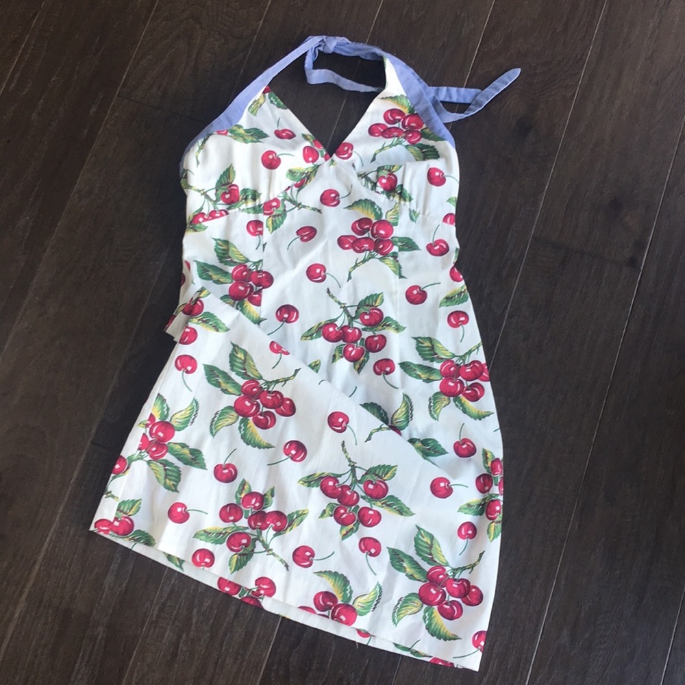 Tommy Hilfiger Cherry Halter Dress (10)